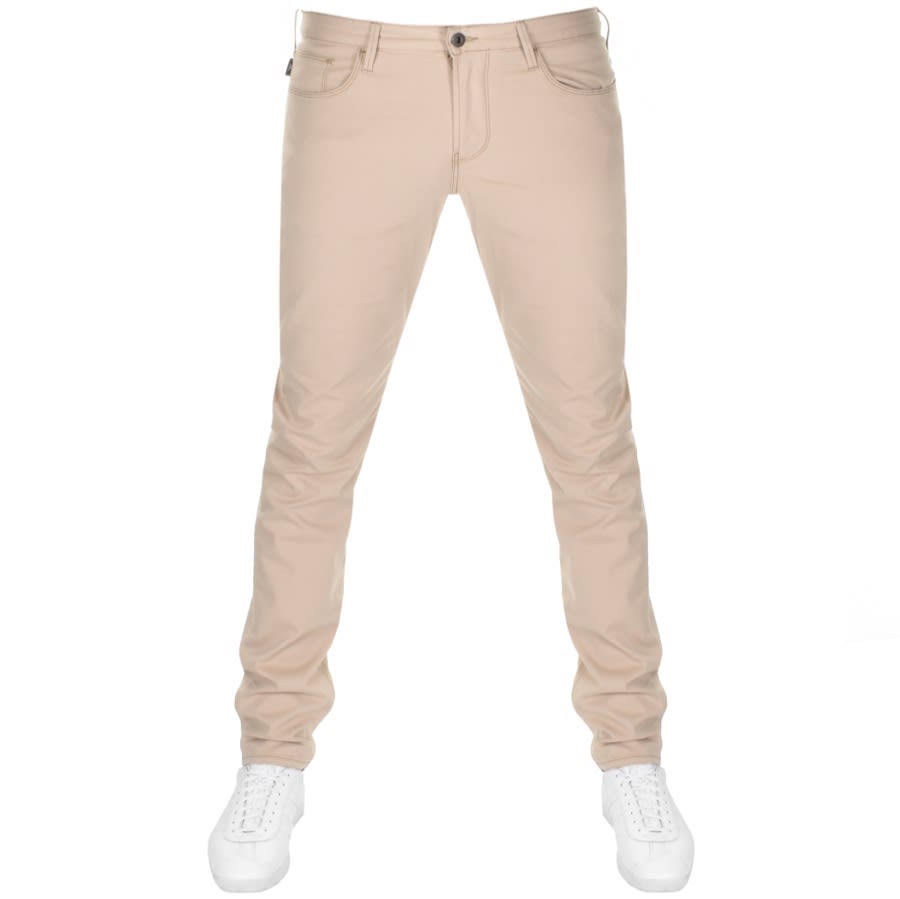 Alternative Image for ProductEmporio Armani J06 Slim Fit Jeans Beige1